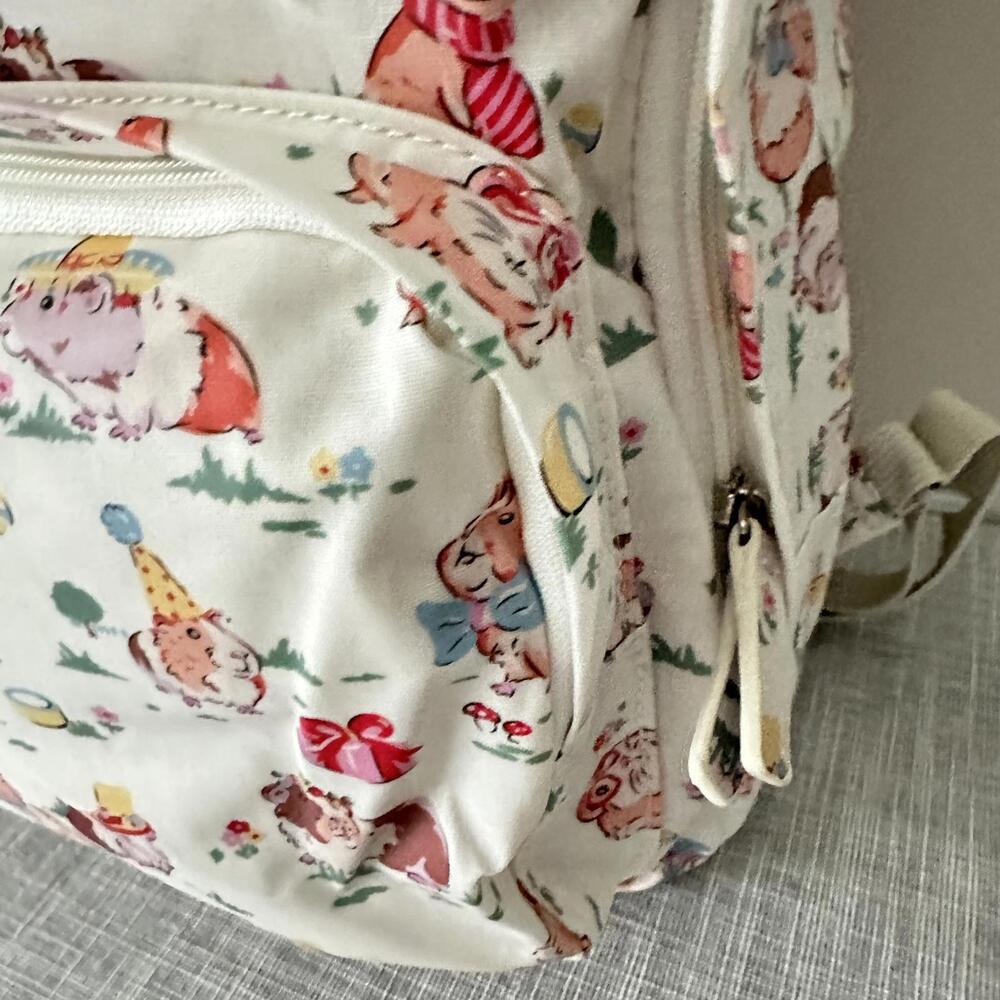 Cath Kidston Guinea Pig Medium Backpack New NWT - Picture 3 of 6